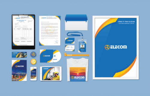 Thiết kế nhận diện thương hiệu Elecom