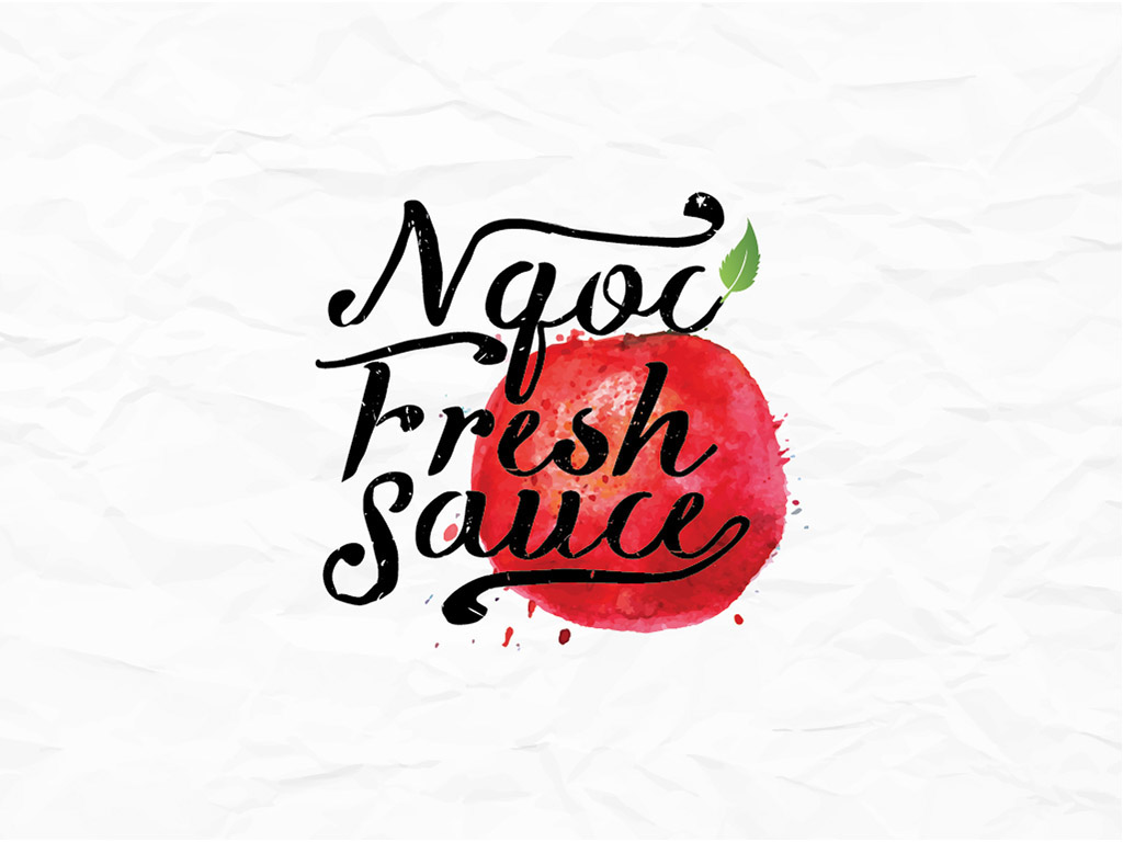Banner Thiết kế logo Ngọc Fresh Sauce
