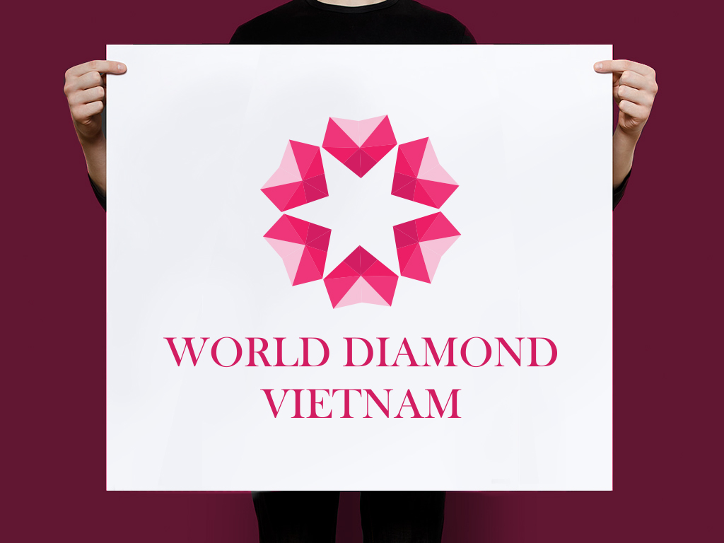 Thiet ke logo World Diamond 1