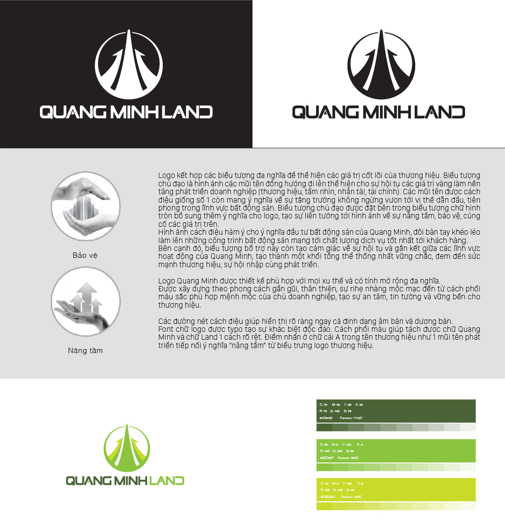 Thiet ke logo Quang Minh Land 02